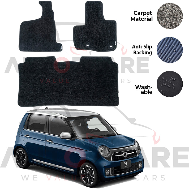 Honda N One Genuine Fitting Carpet Floor Mat 3PCS - Model 2012-2019