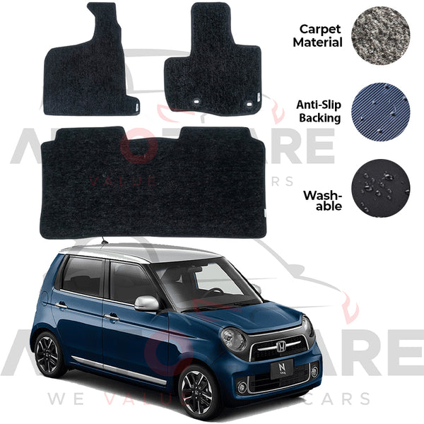 Honda N One Genuine Fitting Carpet Floor Mat 3PCS - Model 2012-2019