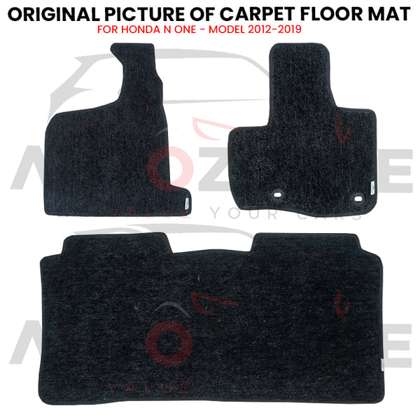 Honda N One Genuine Fitting Carpet Floor Mat 3PCS - Model 2012-2019