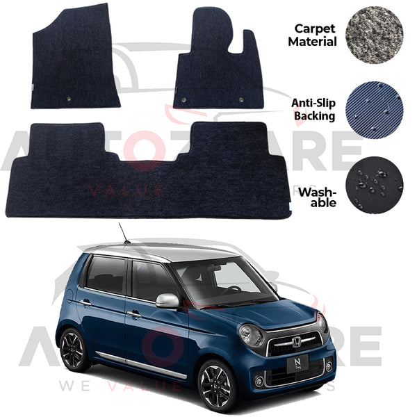Honda N One Genuine Fitting Carpet Floor Mat 3PCS - Model 2012-2019