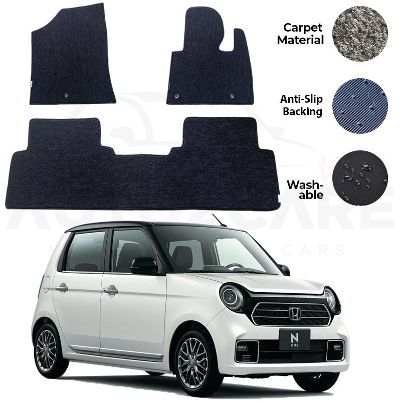 Honda N One Genuine Fitting Carpet Floor Mat 3PCS - Model 2020-2025