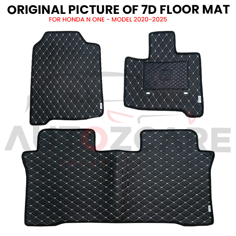 Honda N One 7D Floor Mat ( Flat Style ) 3PCS - Model 2020-2025