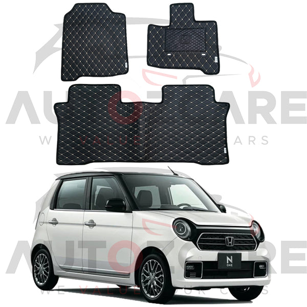 Honda N One 7D Floor Mat ( Flat Style ) 3PCS - Model 2020-2025