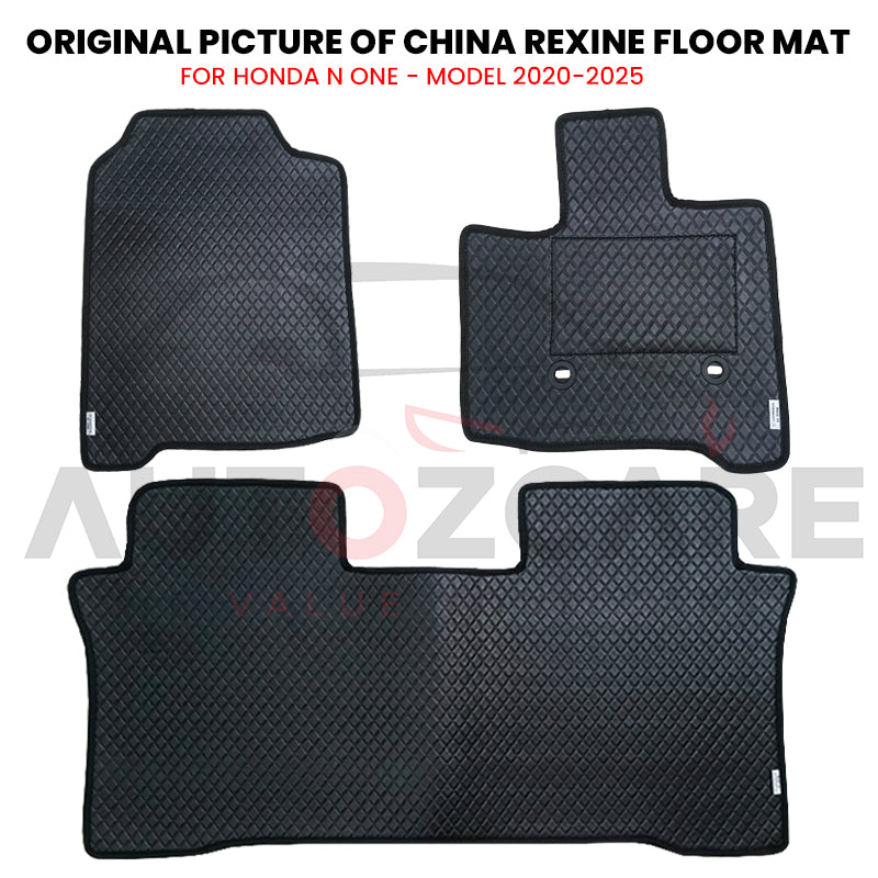 Honda N One China Rexine Floor Mat 3PCS - Model 2020-2025