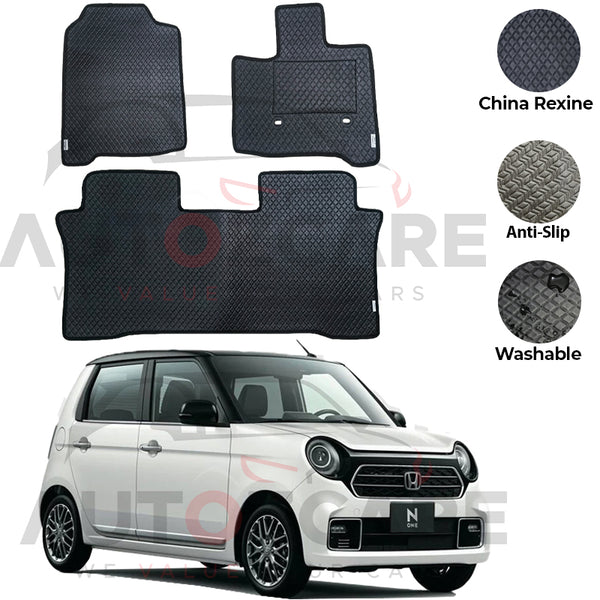 Honda N One China Rexine Floor Mat 3PCS - Model 2020-2025