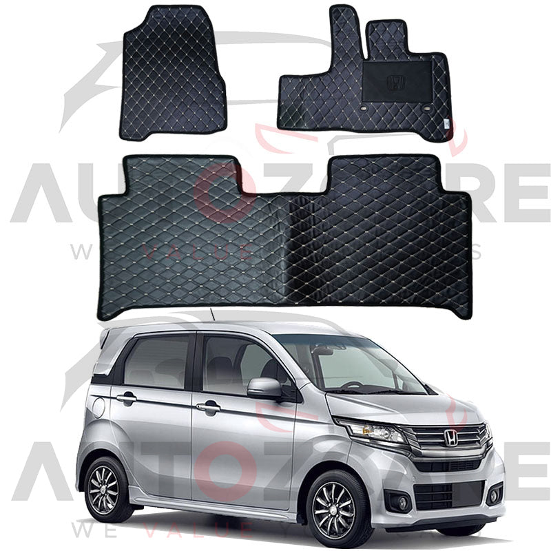 Honda N Wgn 7D Floor Mat ( Flat Style ) 3PCS - Model 2013- 2019