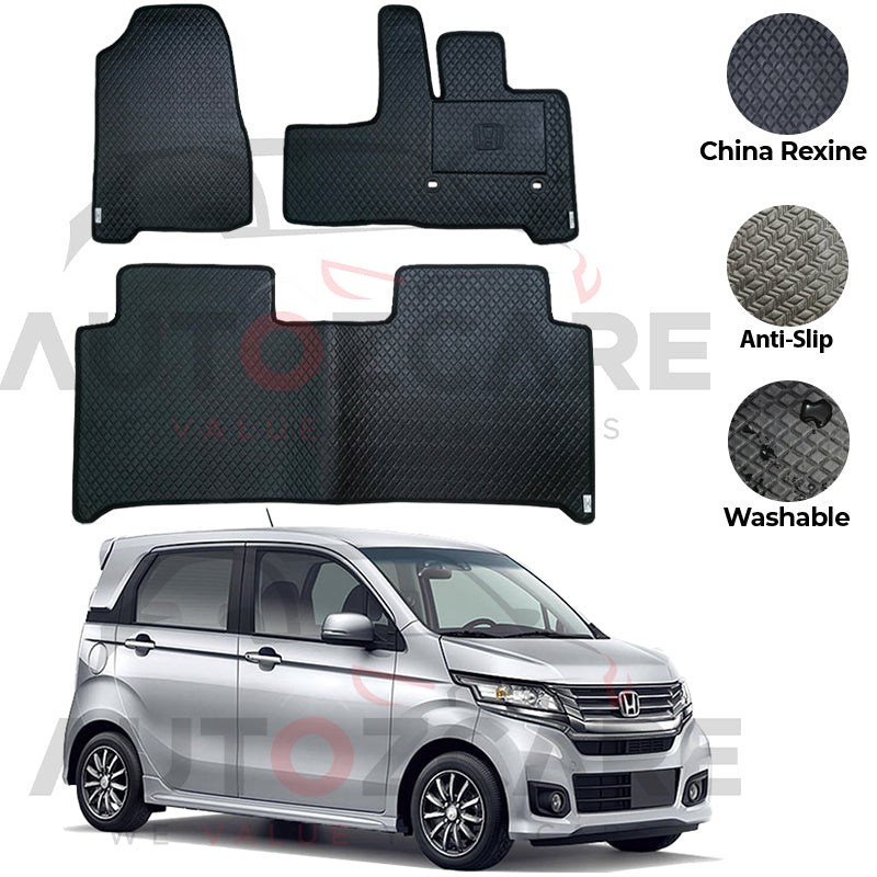 Honda N Wgn China Rexine Floor Mat 3PCS - Model 2013-2019