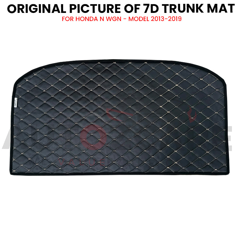 Honda N Wgn 7D Custom Car Trunk Mat - Model 2013-2019