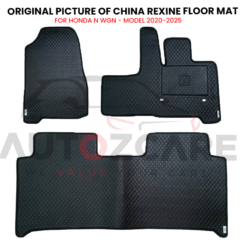 Honda N Wgn China Rexine Floor Mat 3PCS - Model 2020-2025