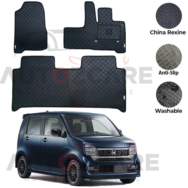 Honda N Wgn China Rexine Floor Mat 3PCS - Model 2020-2025
