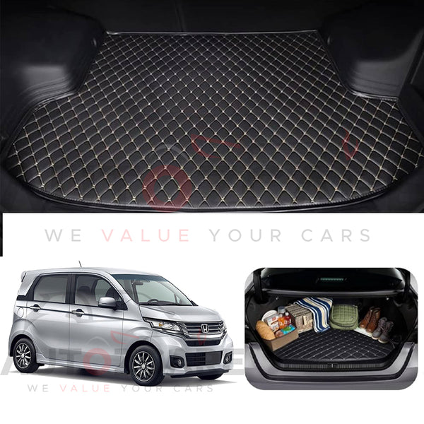 Honda N Wgn 7D Custom Car Trunk Mat - Model 2013-2019
