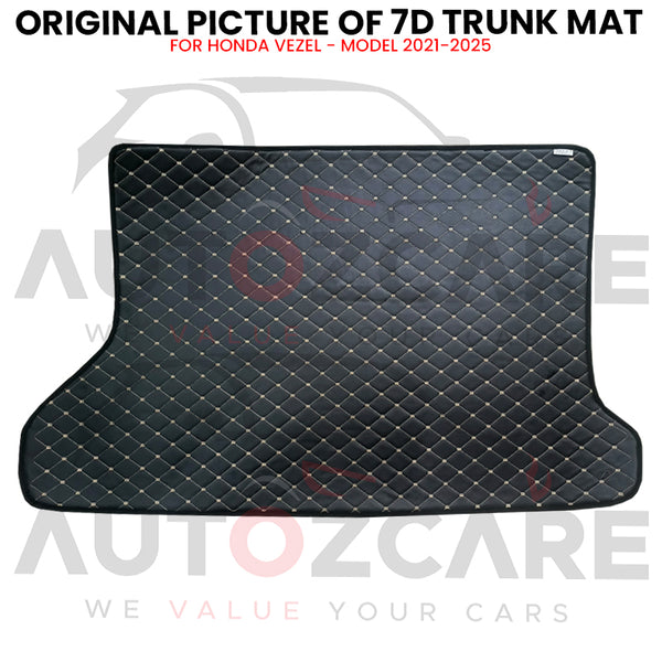 Honda Vezel 7D Custom Car Trunk Mat - Model 2021-2025