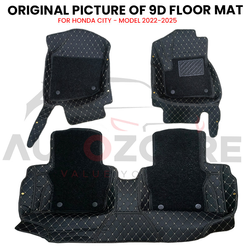 Honda City 9D Custom Floor Mat - Model 2022-2025