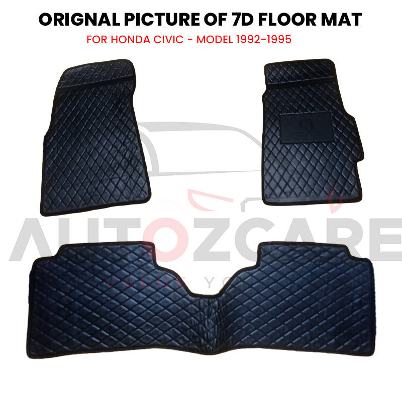 Honda Civic 7D Floor Mat ( Flat Style ) - Model 1992-1995