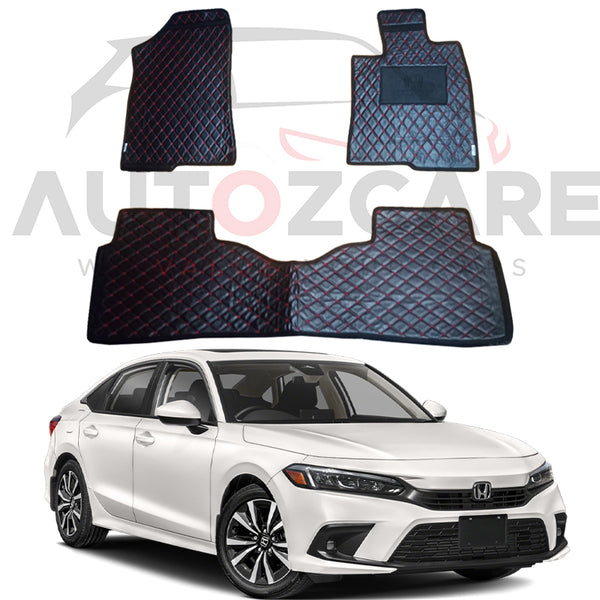 Honda Civic RS 7D Floor Mat ( Flat Style ) - Model 2022- 2025