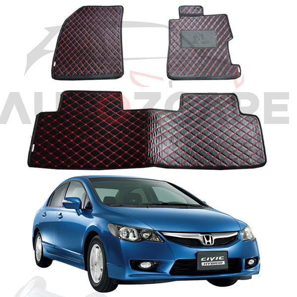 Honda Civic Reborn 7D Floor Mat ( Flat Style ) - Model 2006-2012