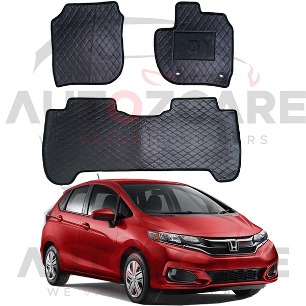 Honda FIT 7D Floor Mat (Flat Style) 3PCS - Model 2016-2020