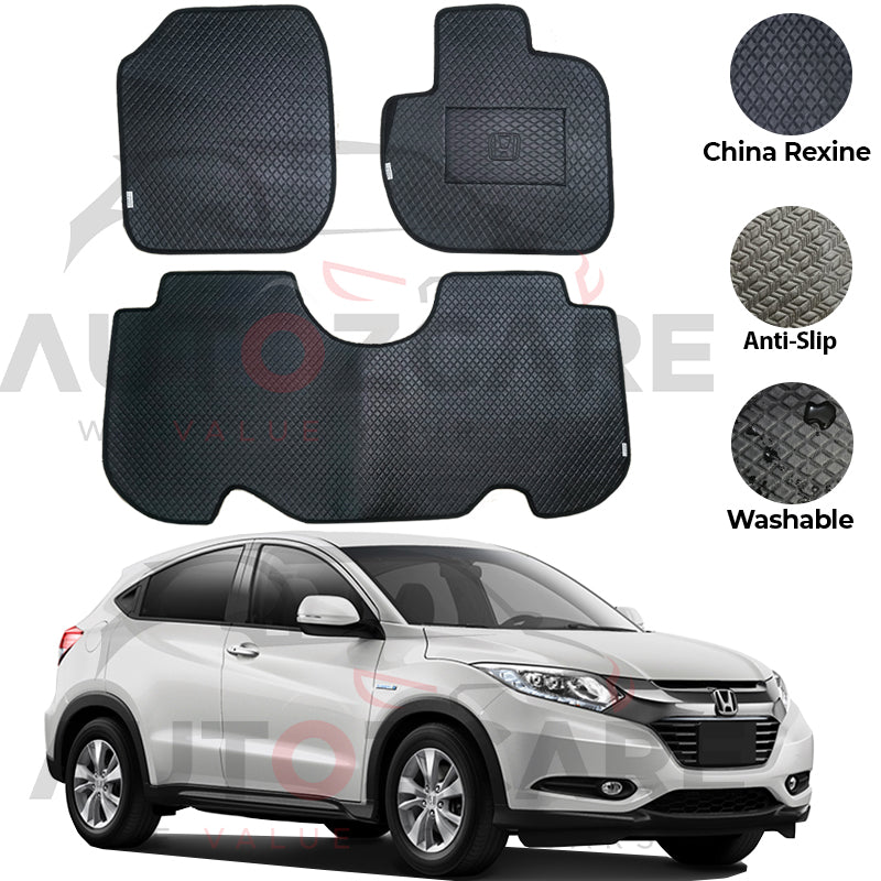 Honda Vezel China Rexine Floor Mat 3PCS - Model 2013-2020