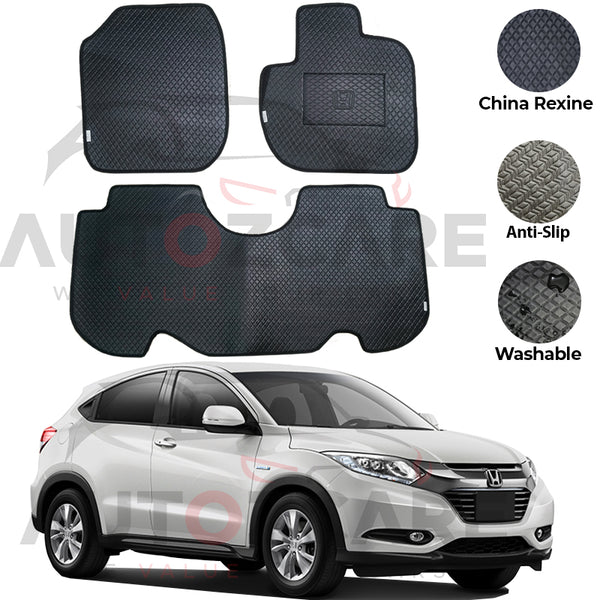 Honda Vezel China Rexine Floor Mat 3PCS - Model 2013-2020