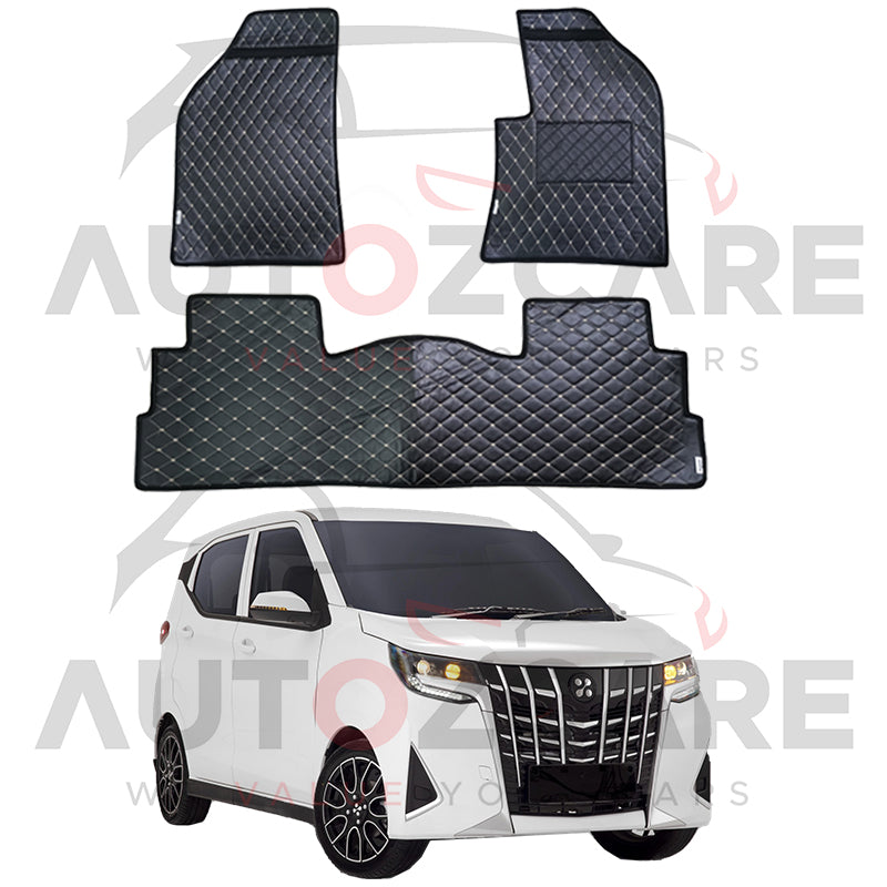 Honri Ve 7D Floor Mat (Flat Style) 3PCS - Model 2026