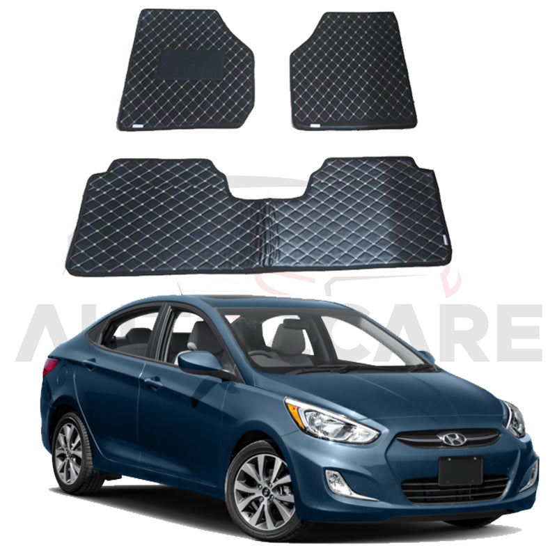 Hyundai Accent 7D Floor Mat ( Flat Style ) - Model 2017- 2019