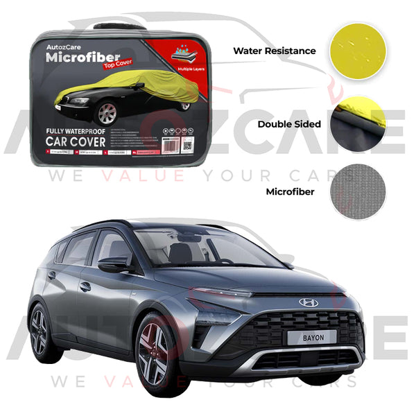 Hyundai Bayon Microfiber Car Top Cover - 2021-2026