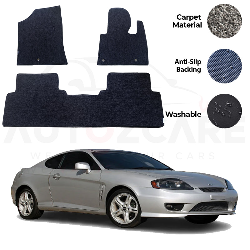 Hyundai Coupe Fitting Carpet Floor Mat 3PCS - Model