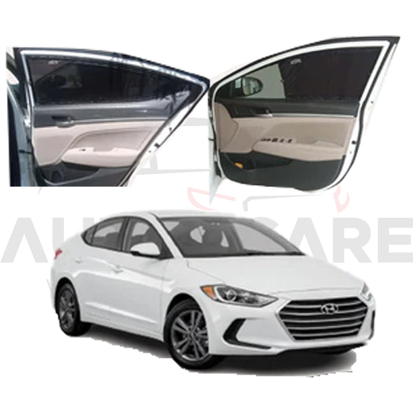 Hyundai Elantra 6th Customize Car Curtain | Slidable Curtain Model 2017 - 2024