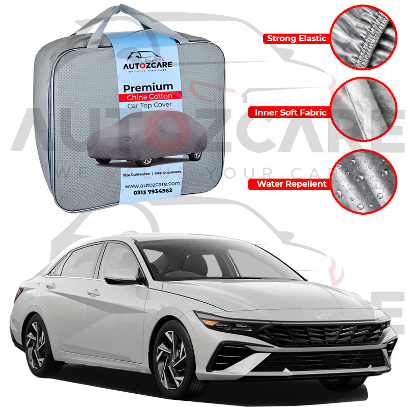 Hyundai Elantra EV 2024-2025 | China Cotton Top Cover | Soft Inner Fabric