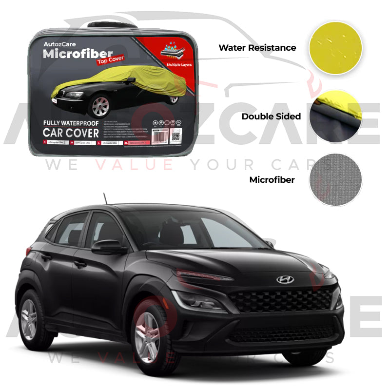 Hyundai Kona Microfiber Car Top Cover - 2018-2023