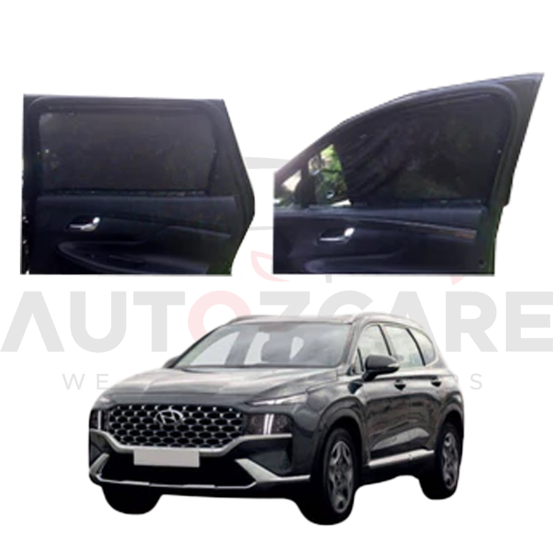 Hyundai Santa Fe Gen4 Customize Car Curtain | Slidable Curtain Model 2000 - 2024