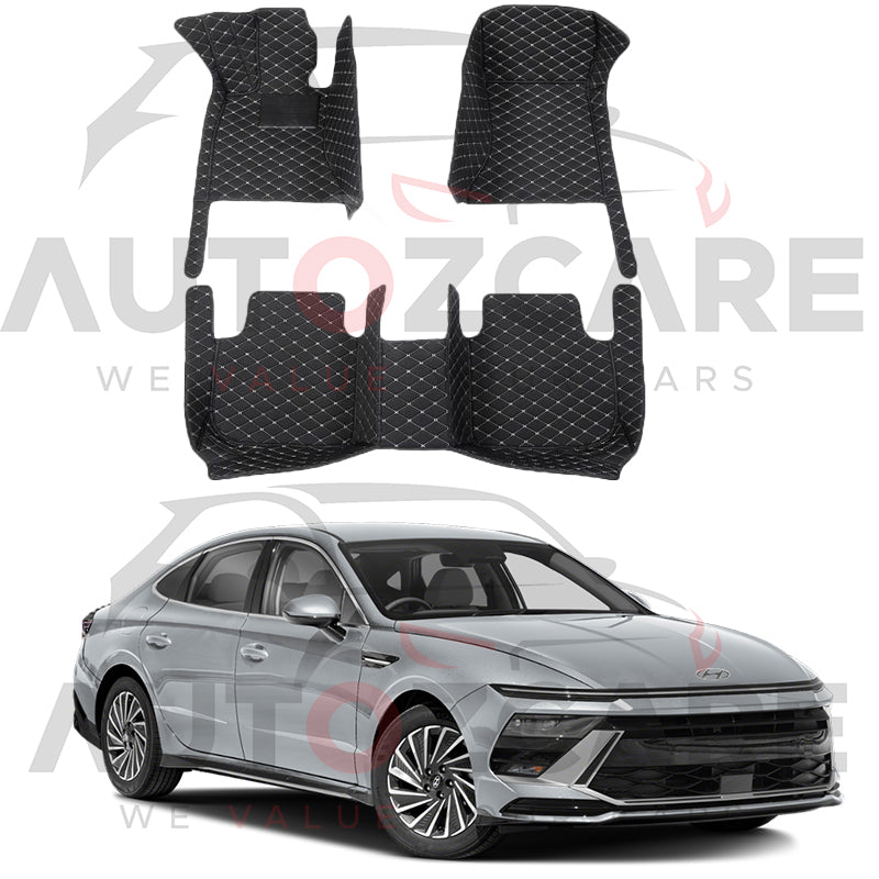 Hyundai Sonata 7D Floor Mat (Tray Style) 3PCS - Model 2025
