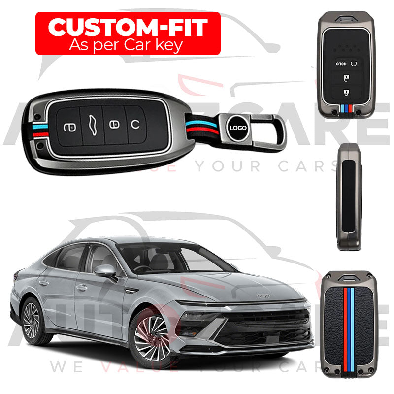 Hyundai Sonata Remote Key Cover with Keychain - Model 2025