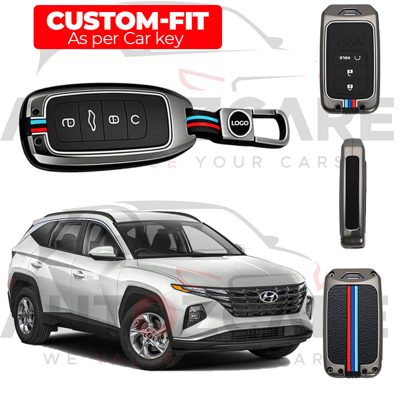 Hyundai Tucson Remote Key Cover with Keychain - Model 2020-2024
