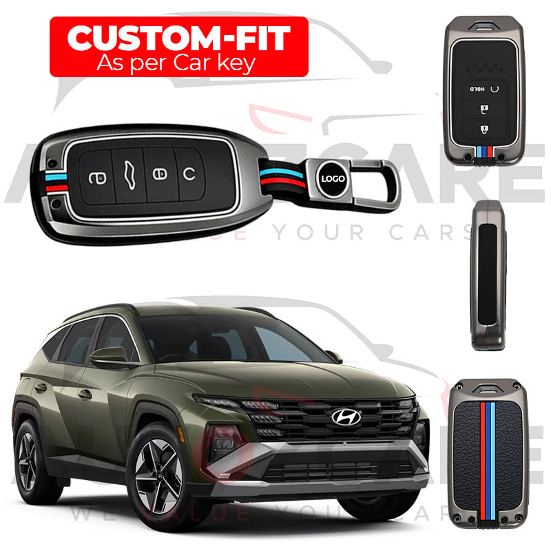 Hyundai Tucson Remote Key Cover with Keychain - Model 2025