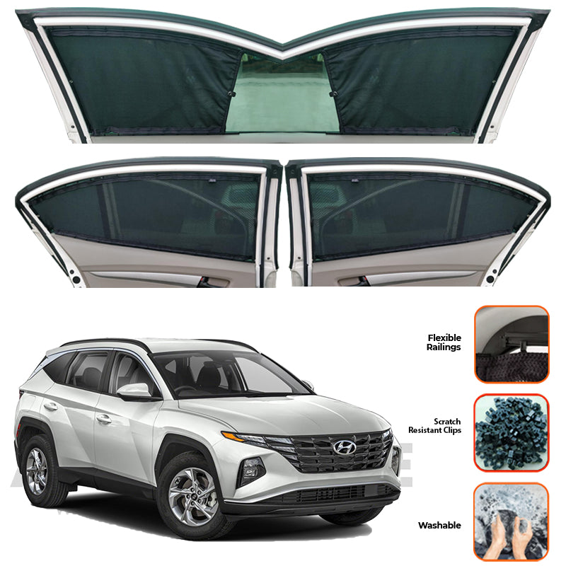 Hyundai Tucson Custom Car Sliding Curtains - Model 2020-2024