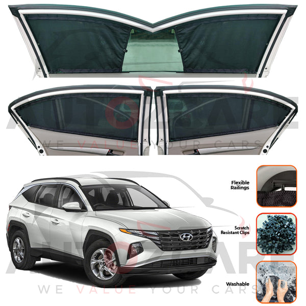 Hyundai Tucson Custom Car Sliding Curtains - Model 2020-2024