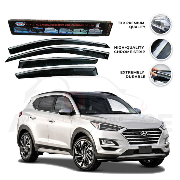 Hyundai Tucson TXR Air press sun visor with chrome - AutozCare Pakistan