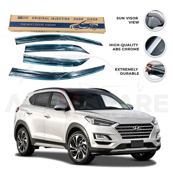 Hyundai Tucson Air press sun visor with chrome - AutozCare Pakistan