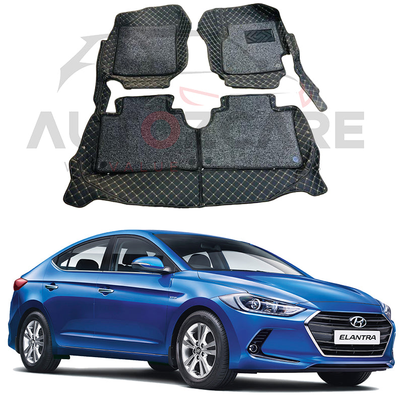 Hyundai Elantra 9D Custom Floor Mat - Model 2017-2023