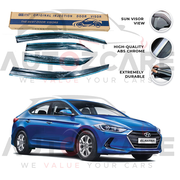 Hyundai Elantra Air press sun visor with chrome - Model 2017-2023