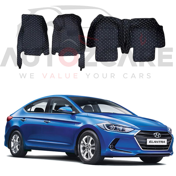 Hyundai Elantra 7D Floor Mats - Model 2017-2023