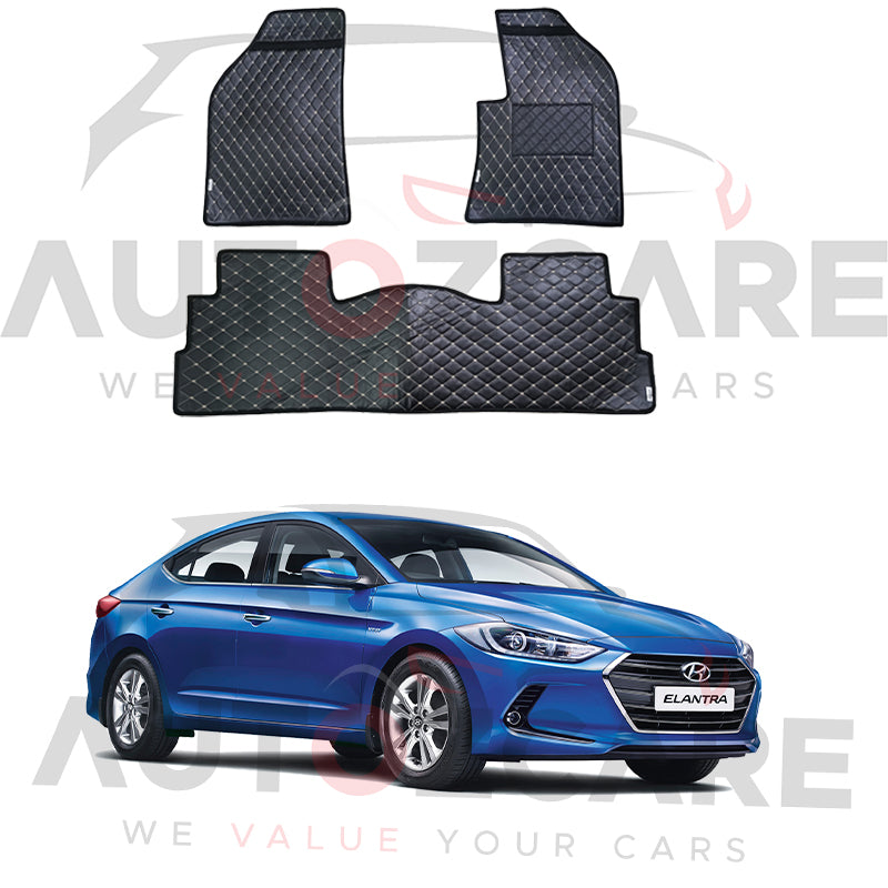 Hyundai Elantra 7D Floor Mat ( Flat Style ) - Model 2017-2023