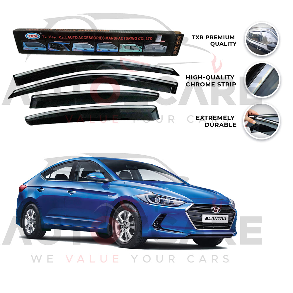 Hyundai Elantra TXR Air press sun visor with chrome - Model 2017-2023