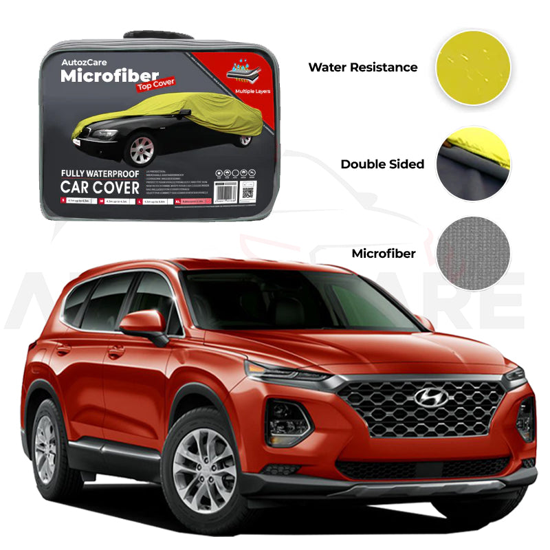 Hyundai Santa Fe Microfiber Car Top Cover - Model 2019-2025