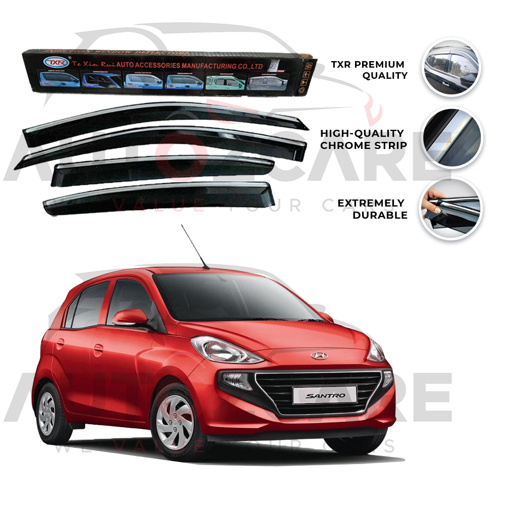 Hyundai Santro TXR Air press sun visor with chrome - Model 2003-2014