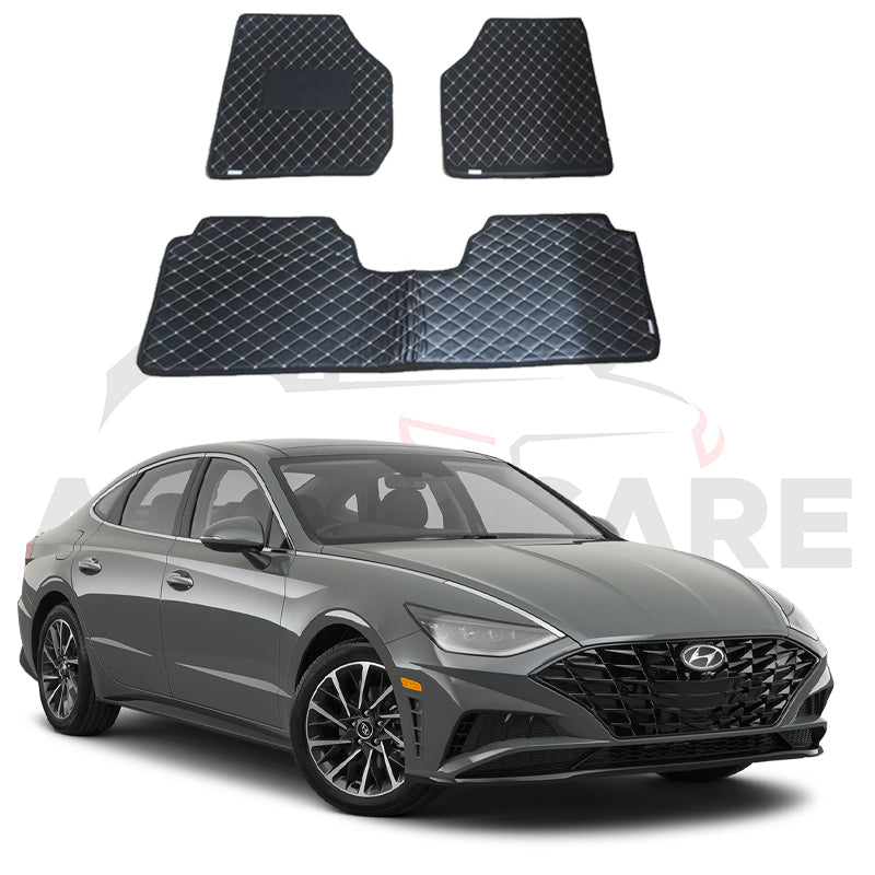 Hyundai Sonata 7D Floor Mat ( Flat Style ) - Model 2021-2025