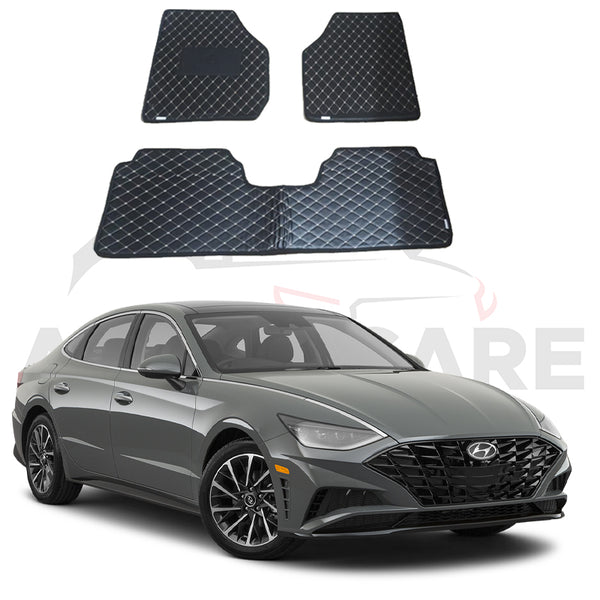 Hyundai Sonata 7D Floor Mat ( Flat Style ) - Model 2021-2025