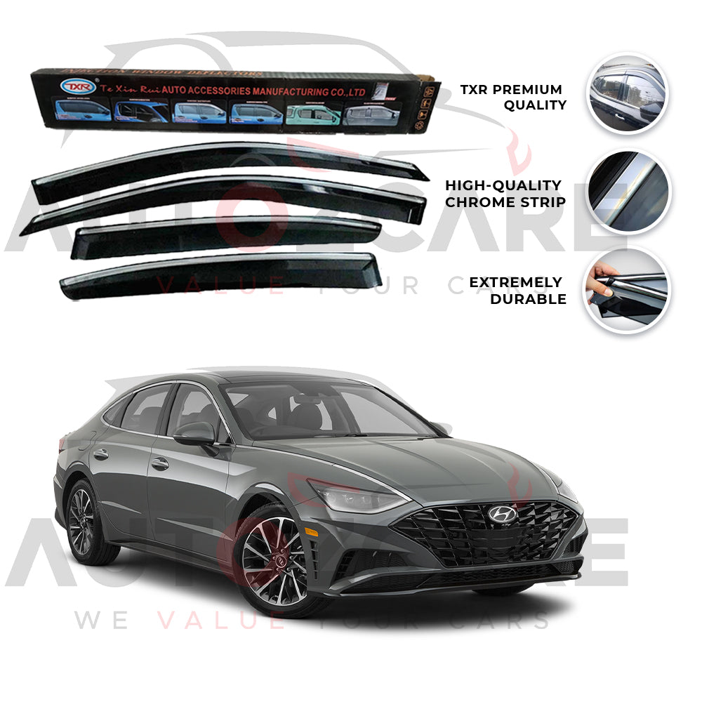 Hyundai Sonata TXR Air press sun visor with chrome - Model 2021-2024