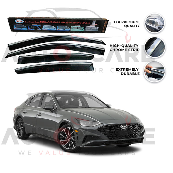 Hyundai Sonata TXR Air press sun visor with chrome - Model 2021-2024